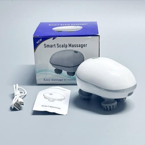 Smart Scalp Massager – Electric Head Massager for Hair Growth, Stress Relief & Deep Scalp Care